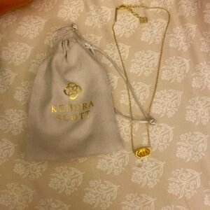 Kendra Scott Elisa Gold Pendant Necklace